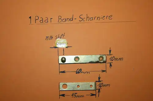 Bandscharniere 1 Paar