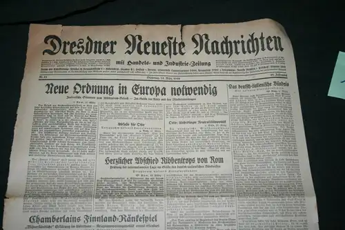 (A10) Zeitung 1940