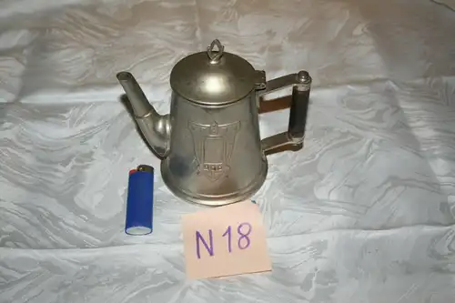 (N18) Tee/Kaffee-Kanne Metall