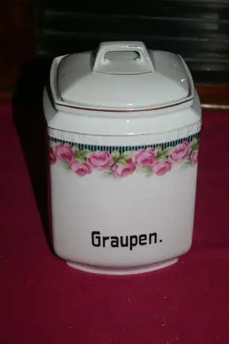 (20) Gewürzdose-Rosendekor