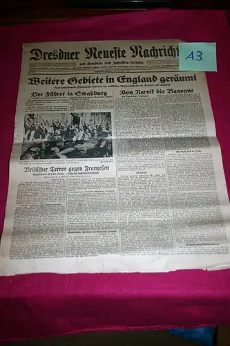 (A3) Zeitung 1940