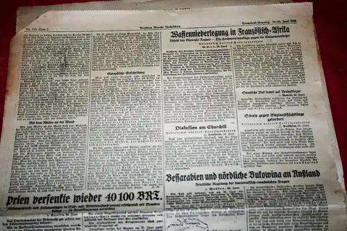 (A3) Zeitung 1940