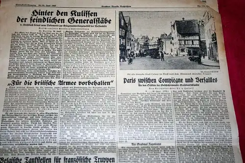 (A3) Zeitung 1940