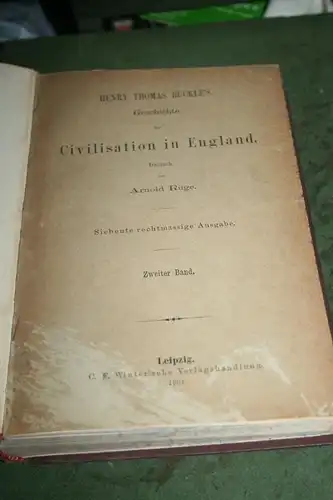 (D19) Civilisation in England