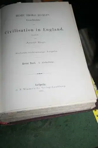 (D19) Civilisation in England