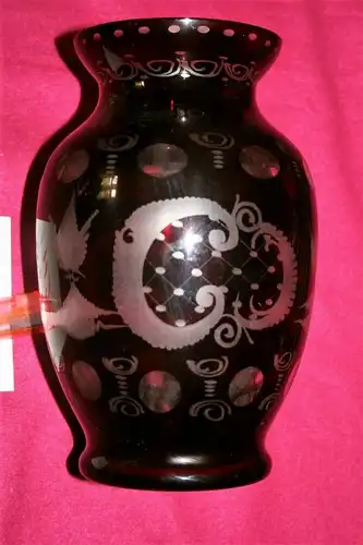 (H2) Kristall-Vase