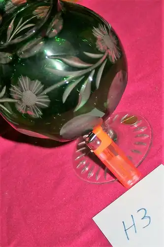 (H3) Kristall-Vase