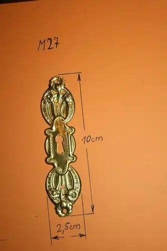 (M27) 1x Möbel-Beschlag Jugendstil