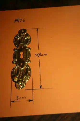 (M26) 1x Möbel-Beschlag Jugendstil