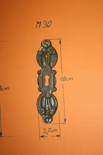 (M30) 1x Möbel-Beschlag Jugendstil