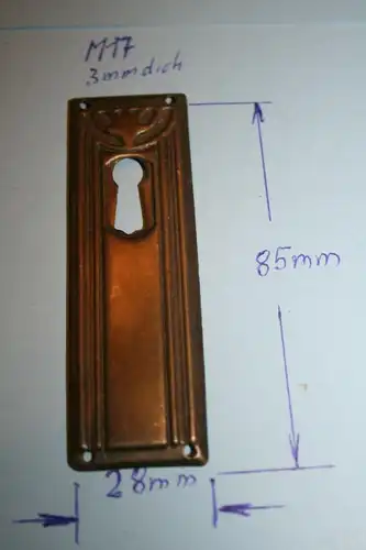 (M17) 1x Beschlag-Messing