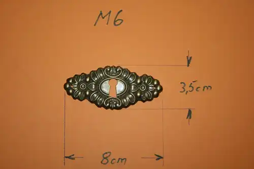 (M6)  Beschlag-Messing