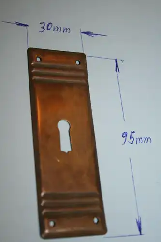 (M19) 1x Beschlag-Messing