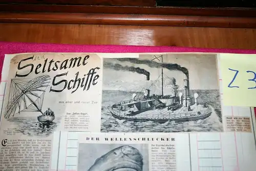 (Z3) Seltsame Schiffe