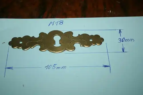 (M18) 1x Beschlag-Messing