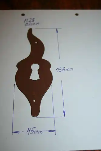 (M25) 1x Beschlag-Eisen