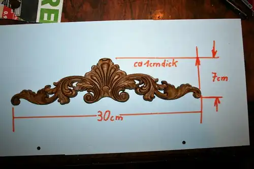 (S3)Schnitzteil ,Aufsatz,Kopfteil,