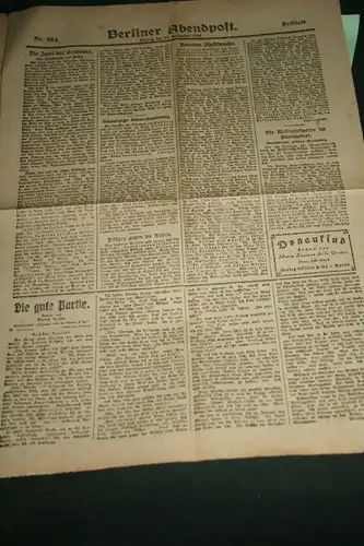 (A9) Zeitung 1918