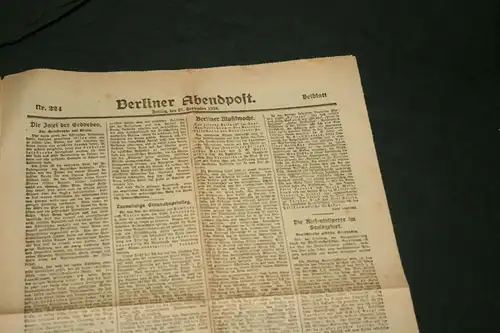 (A9) Zeitung 1918