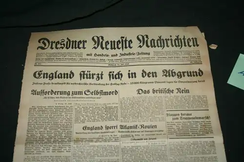 (A14) Zeitung 1940