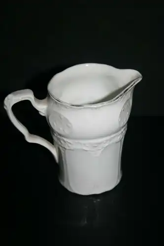 (M8) Gewürz. Behälter Porzellan ca.1900 Mühlen-Dekor