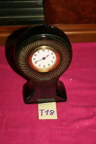 (T18) Keramik-Uhr 50er.Jahre