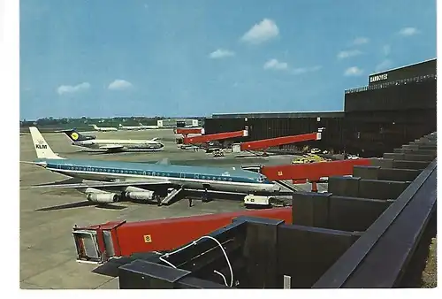 [Werbepostkarte] KLM KLM DC-8 63 Flughafen Hannover. 