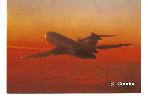 [Werbepostkarte] CONDOR Boeing 727 - 230. 