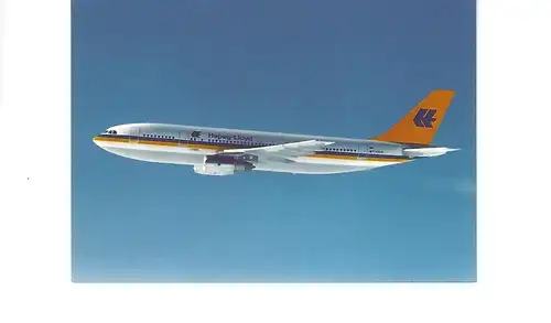 [Werbepostkarte] Hapag Lloyd Flug Airbus A300 B 4. 