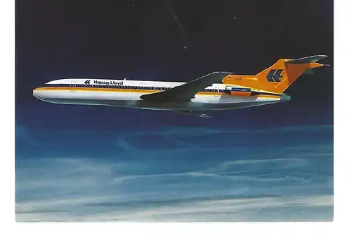 [Werbepostkarte] Hapag Lloyd Flug Boeing 727-200 Version 1. 