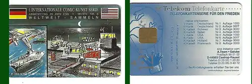 Telefonkarte für den Frieden - Motiv 6 - Auflage 300.000