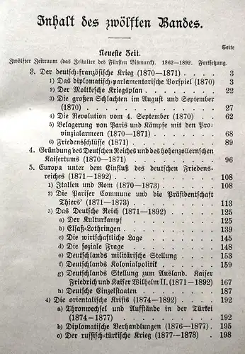 Müller, Wilhelm: K.F. Beckers Weltgeschichte 1891 in 12 Bänden. 