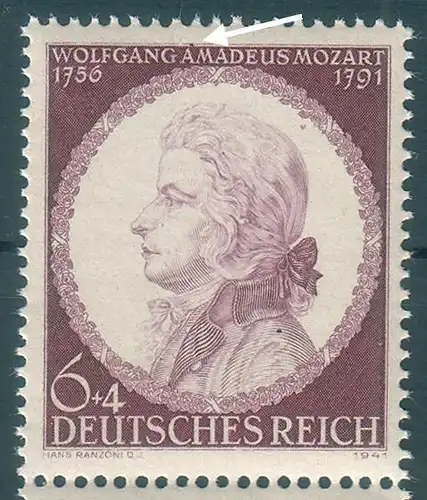 Deutsches Reich Nur Hauptgebiet 1941 Nr 810II+III Postfrisch / ** 810