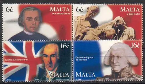Malta 1999 Nr 1093/96 Postfrisch / ** 1093