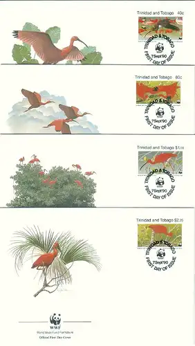 Trinidad und Tobago 1990 Nr 596/99 Ersttagssonderstempel