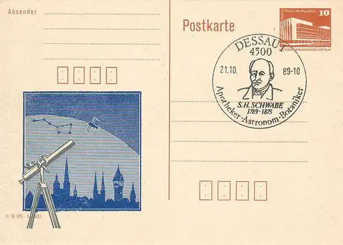 DDR 1989 Sonderstempel DDRGS4165