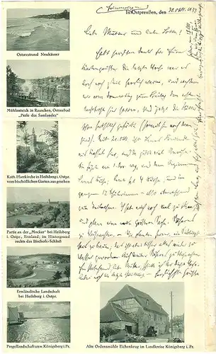 Deutsches Reich 1933 Brief DRBRFOST