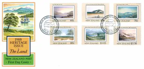 Neuseeland 1988 Nr 1041/46 Ersttagssonderstempel NEUS1041