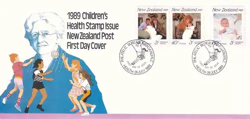 Neuseeland 1989 Nr 1081/83 Ersttagssonderstempel NEUS1081