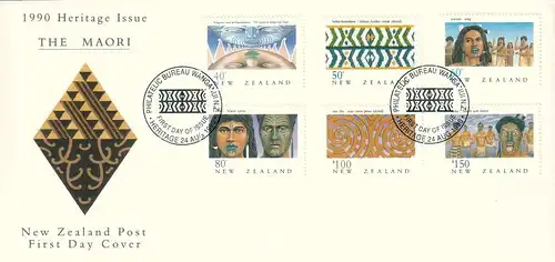 Neuseeland 1990 Nr 1128/33 Ersttagssonderstempel NEUS1128/33