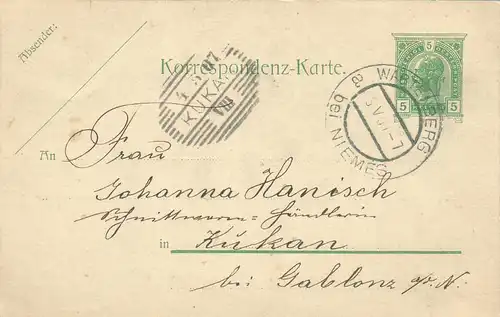 Österreich 1907 Sonstiges GSÖST07