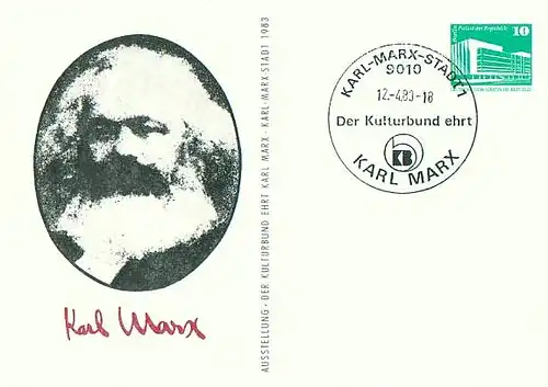 DDR 1983 Sonderstempel GSKMST83
