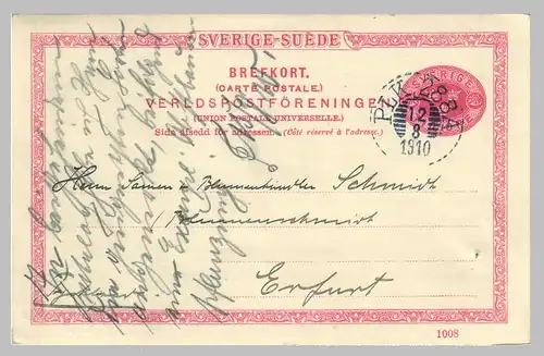 Schweden 1910 Gebraucht GSSWE10