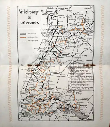 Deutsche Verkehrsbücher Nr. 6 Badnerland Schwarzwald Bodensee. 