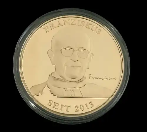 Die berühmtesten Päpste Kollektion von 12 Medaillen zum Thema Papst