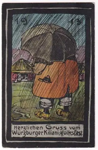 Deutsches Reich Nur Hauptgebiet 1913 Ansichtskarte