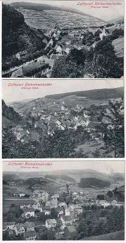 [Ansichtskarte] 3 Ansichtskarten Kleinschmalkalden Schmalkalden  um ca. 1925. 