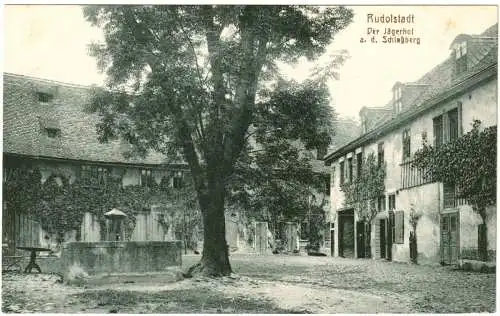 [Ansichtskarte] Ansichtskarte Rudolstadt Der Jägerhof  a. d. Schießberg. 