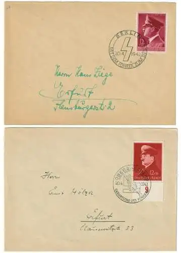 Deutsches Reich 1941,1942,1944 Nr 772/813/867 Brief