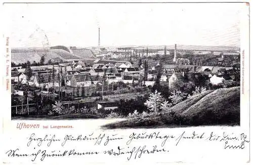 [Ansichtskarte] Ansichtskarte Ufhoven bei Langensalza 1904. 